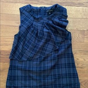 ruffled sleeveless top banana republic